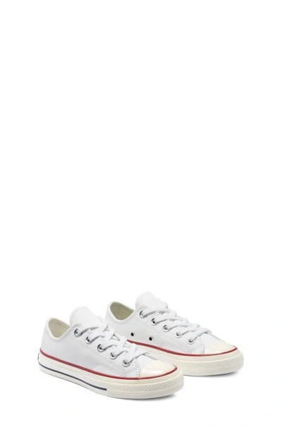 Converse Kids' Chuck Taylor® All Star® 70 Oxford Sneaker In White/ Garnet/ Egret