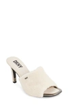 Dkny Bronx Slip-on Mule Sandal In Vanilla