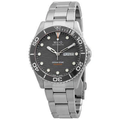 Pre-owned Mido Ocean Star Automatic Grey Dial Men's Watch M0424301108100