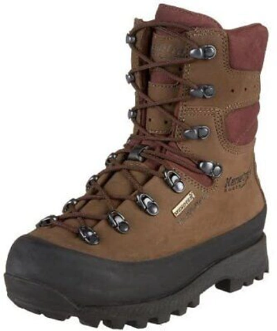 Pre-owned Kenetrek Women's Mountain Extreme Insulated Hiking Boot With 400 Gram Thinsulate In Brown