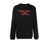Raf Simons Parable-print Cotton-jersey Sweatshirt In Black