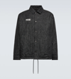 Undercover X Psycho Graphic-print Denim Shirt Jacket In Black