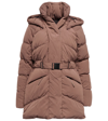 Canada Goose Marlow Padded Belted Shell-down Coat In Sepia