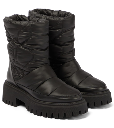 Dorothee Schumacher Padded Perfection Boots In Pure Black