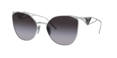 Prada Woman Sunglass Pr 50zs In Grey Gradient