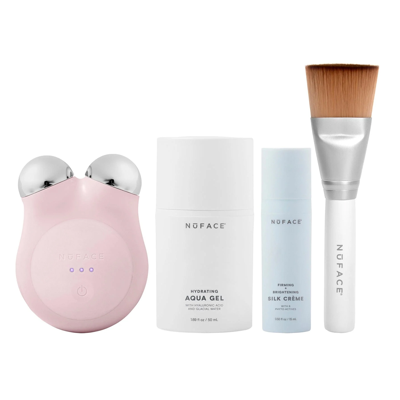 Nuface Mini+ Starter Kit In Sandy Rose