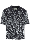 Gmbh Script-print Short-sleeve Shirt In Black
