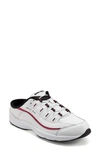 Easy Spirit Romy Mule Sneaker In White/ Pink Multi