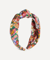 Liberty Thorpeness Silk Satin Headband In Multi