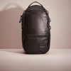 Coach Restored Pacer Backpack With  Patch In Black Copper/black