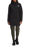 The North Face Belleview Stretch 600 Fill Power Down Parka In Tnf Black