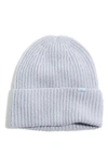 Madewell Alpaca-blend Cuffed Beanie In Heather Serene Blue