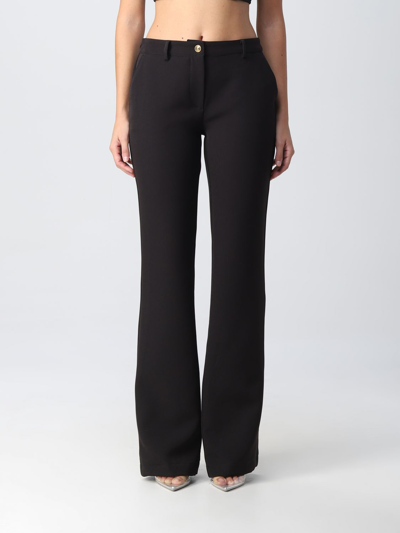 Versace Jeans Couture Trousers Cady Bistretch Trousers In Black