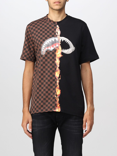 Short sleeve shirt Sprayground HAWAIIAN SHIRT Brown