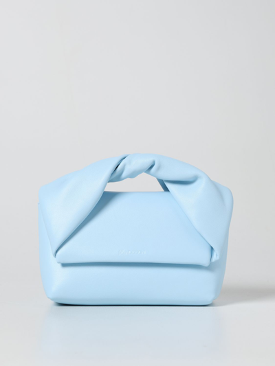 Jw Anderson Mini Twister Tote Bag In Gnawed Blue
