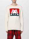 Comme Des Garçons Shirt Graphic-print Jumper In Camel