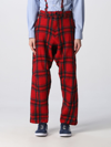 Comme Des Garçons Shirt Man Pants Red Size Xl Wool In Red