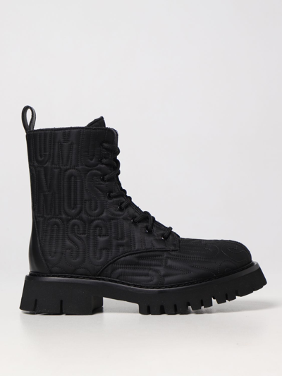 Moschino Boots  Couture Men In Black