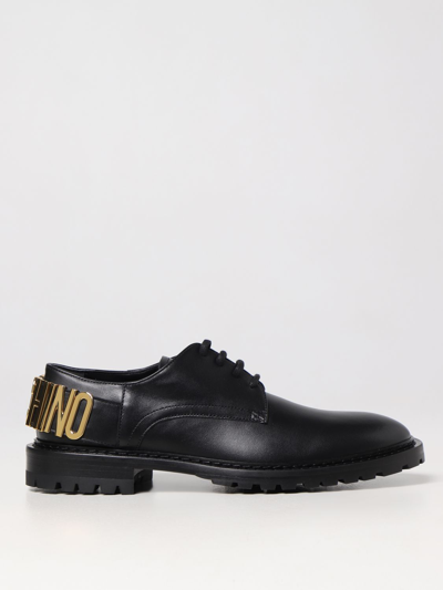 Moschino Brogue Shoes  Couture Men In Black