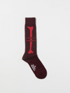 Vivienne Westwood Bone Socks In Burgundy