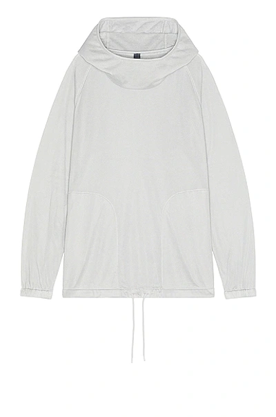 Ts(s) Hem String Pullover Parka In Light Grey