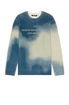 A-cold-wall* Gradient-knit Crew-neck Jumper In Light Grey