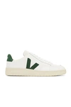 Veja Logo-patch Low-top Sneakers In Extra-white Cyprus