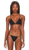 Kiki De Montparnasse Intime Soft Mesh-inset Bra In Black
