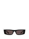 Saint Laurent Eyewear Rectangular Frame Sunglasses In Black