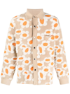 Jacquemus Tan Le Papier 'la Chemise Neve Fleurs' Cardigan