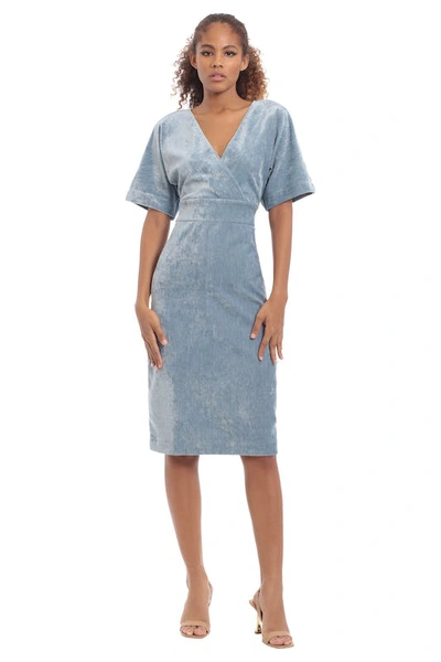 Donna Morgan Haven Dress In Blue
