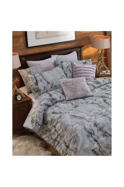 Riva Home Montana Duvet Sheet And Pillowcase Set Super King) In Grey
