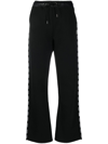 MONCLER LOGO-PATCH WIDE-LEG TROUSERS