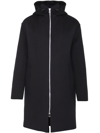 BOTTEGA VENETA BLACK MOHAIR COAT