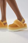 Ugg Funkette Genuine Shearling Slipper In Papaya Orange