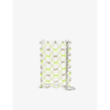 Noir Kei Ninomiya Pearl-embellished Safety Pin Silicone Cross-body Bag In Silver Yellow