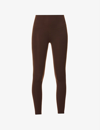 Varley Always High Recycled Polyester-blend Leggings In Coffee Bean