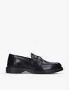 FILLING PIECES FILLING PIECES MENS BLACK POLIDO SNAFFLE-DETAIL LEATHER LOAFERS,57577969