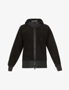 CANADA GOOSE CANADA GOOSE WOMEN'S BLACK - NOIR SIMCOE BRAND-PATCH RECYCLED WOOL-BLEND HOODY,59596579