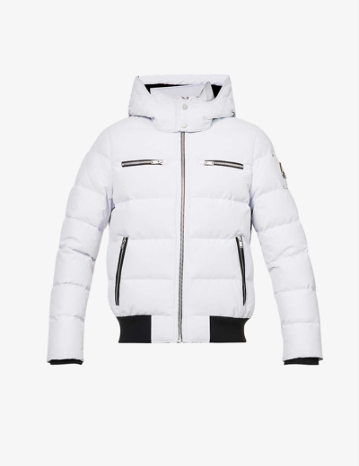 Moose Knuckles Boerum Padded Regular-fit Shell-down Jacket In Nimbus Cloud