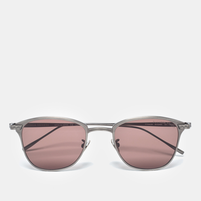 Pre-owned Bottega Veneta Titanium/ Brown Bv0248s Square Sunglasses