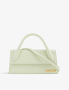 JACQUEMUS JACQUEMUS LIGHT GREEN LE CHIQUITO LONG LEATHER TOP-HANDLE BAG,58627243