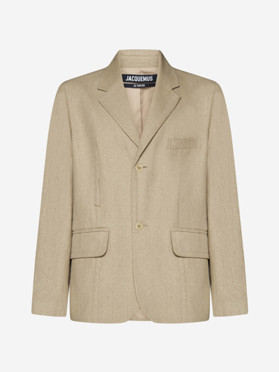 Jacquemus Blazer In Beige