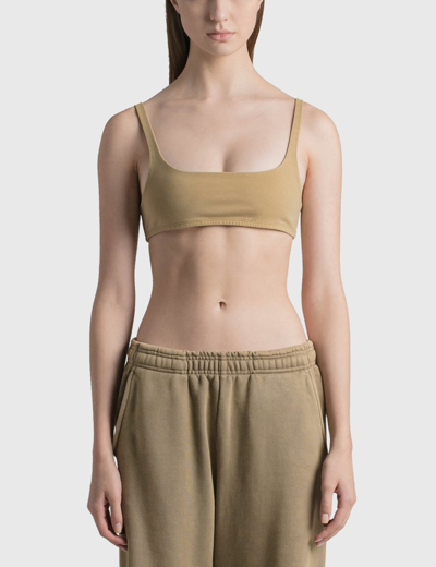 Entire Studios Bleep Bra In Beige