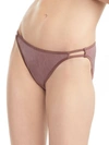 Vanity Fair Illumination String Bikini In Chocolate Mousse