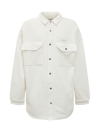 Ambush Off-white Oversized Shirt Jacket In White