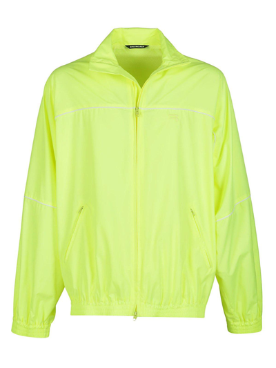 Balenciaga Fluorescent Track Jacket In Yellow