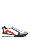Dsquared2 Legend 551 Mix Leather Low-top Sneakers In White