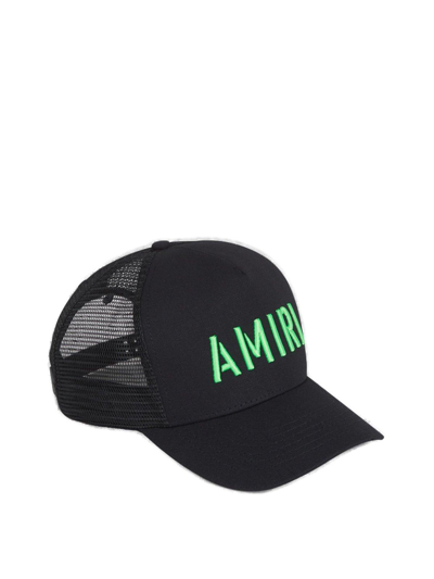 Amiri Arts Logo-embroidered Cotton-blend Baseball Cap In Black