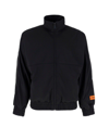 Heron Preston Logo-stripe Zipped Track Jacket In Black